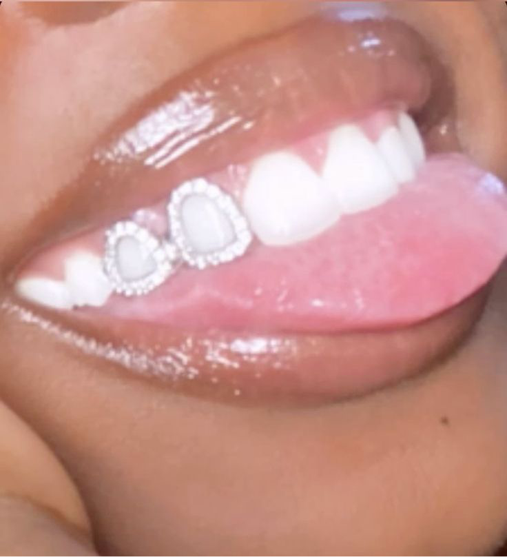 GRILLZ "double cap w gems"