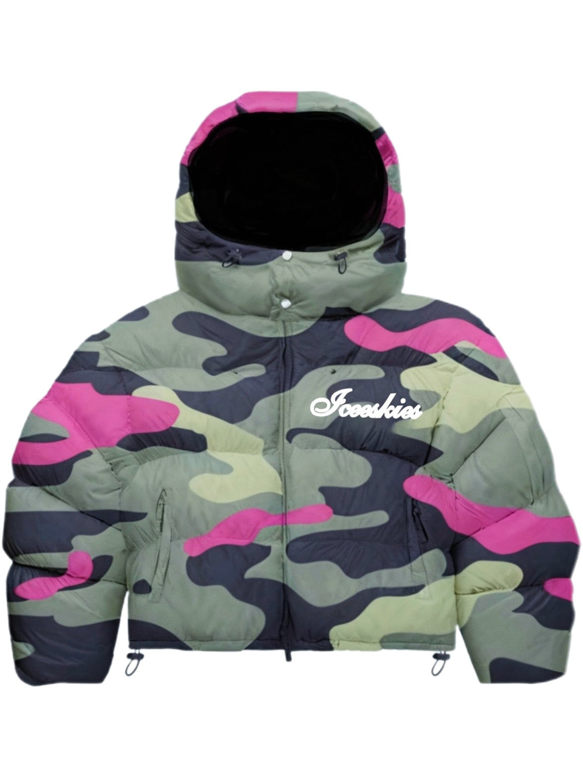 Camo puffer jacket