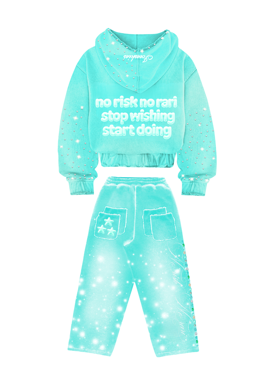Turquoise Blue Tracksuit