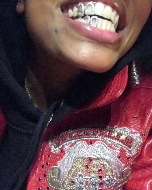 GRILLZ "double cap w gems"