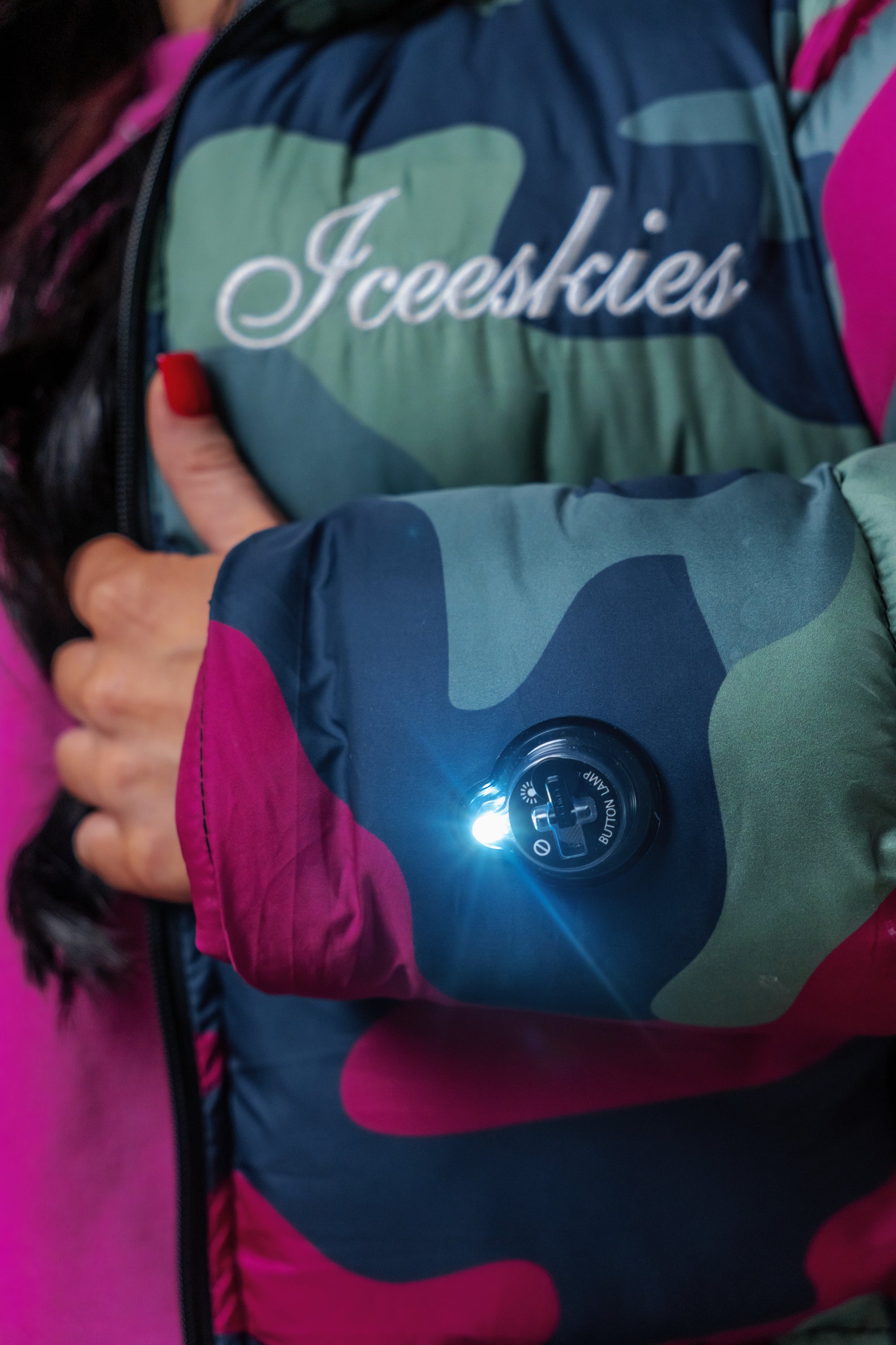 Camo puffer jacket