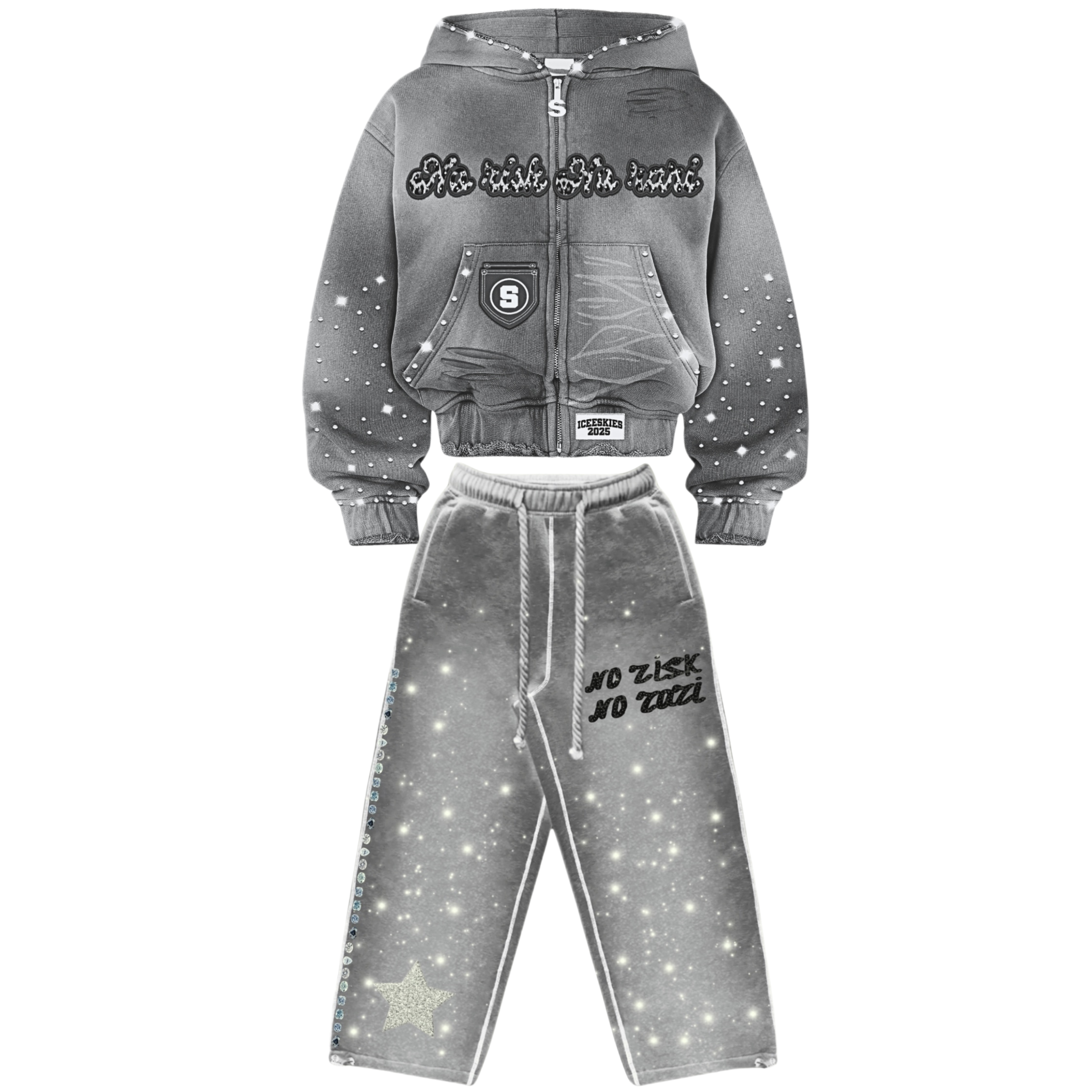 No Risk No Rari Tracksuit Dark Grey