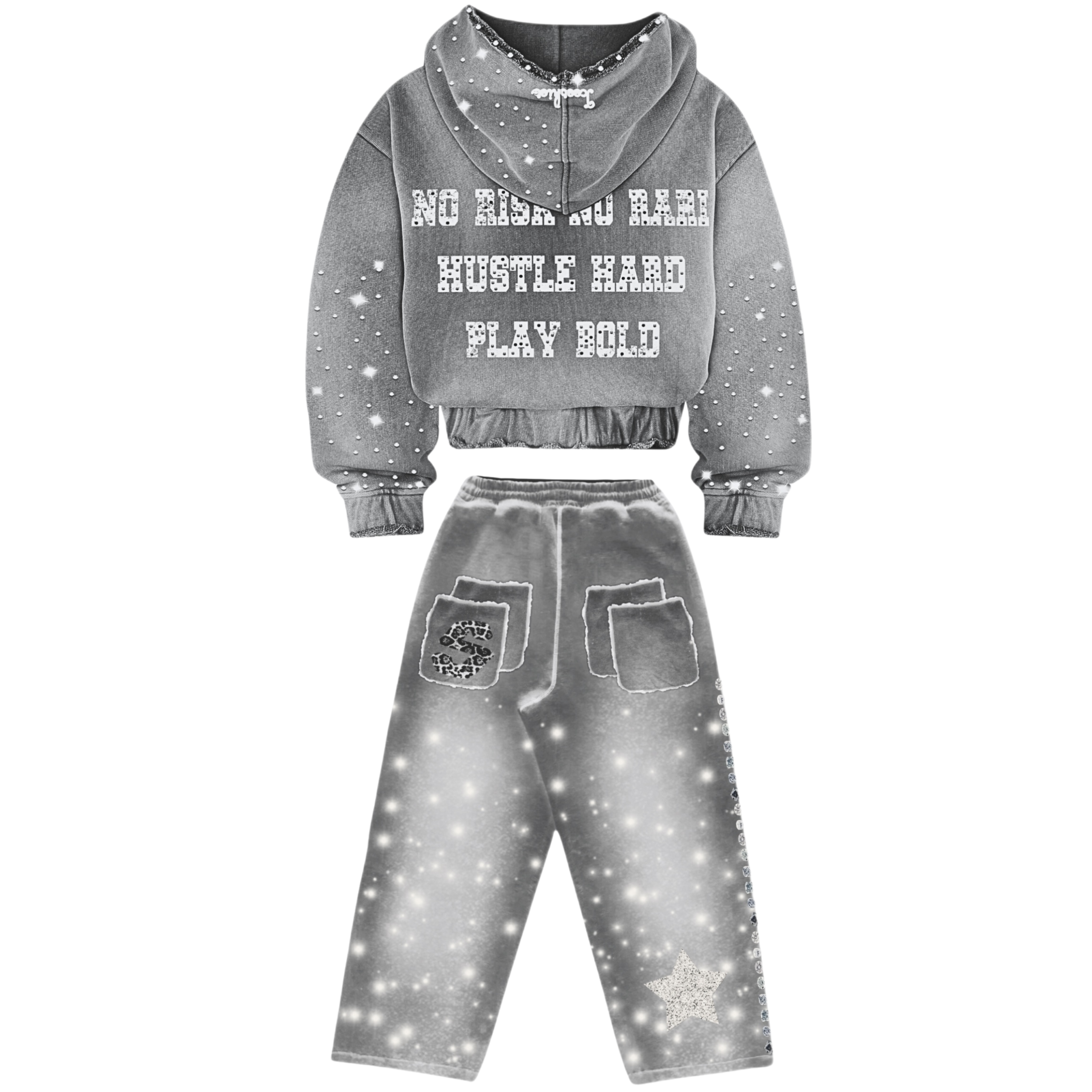 No Risk No Rari Tracksuit Dark Grey