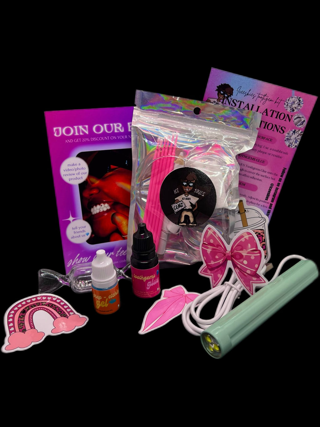 ICEESKIES Diy Tooth Gem Kit