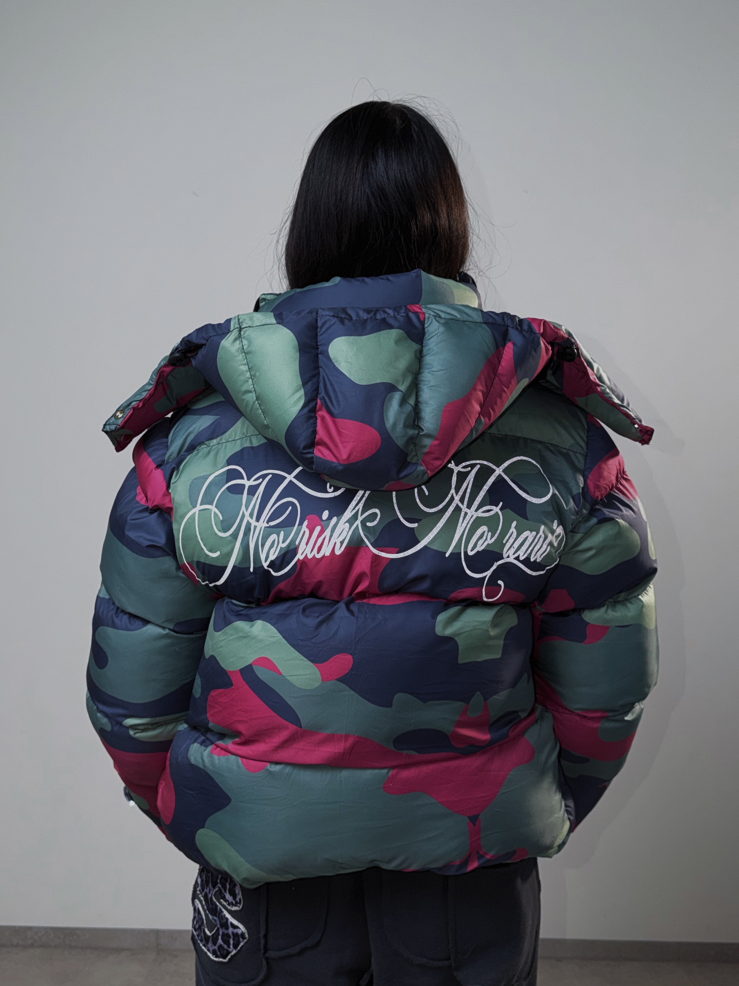 Camo puffer jacket