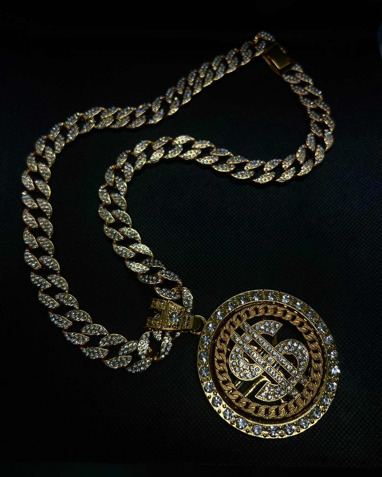 ICED OUT chain with “$” pendant