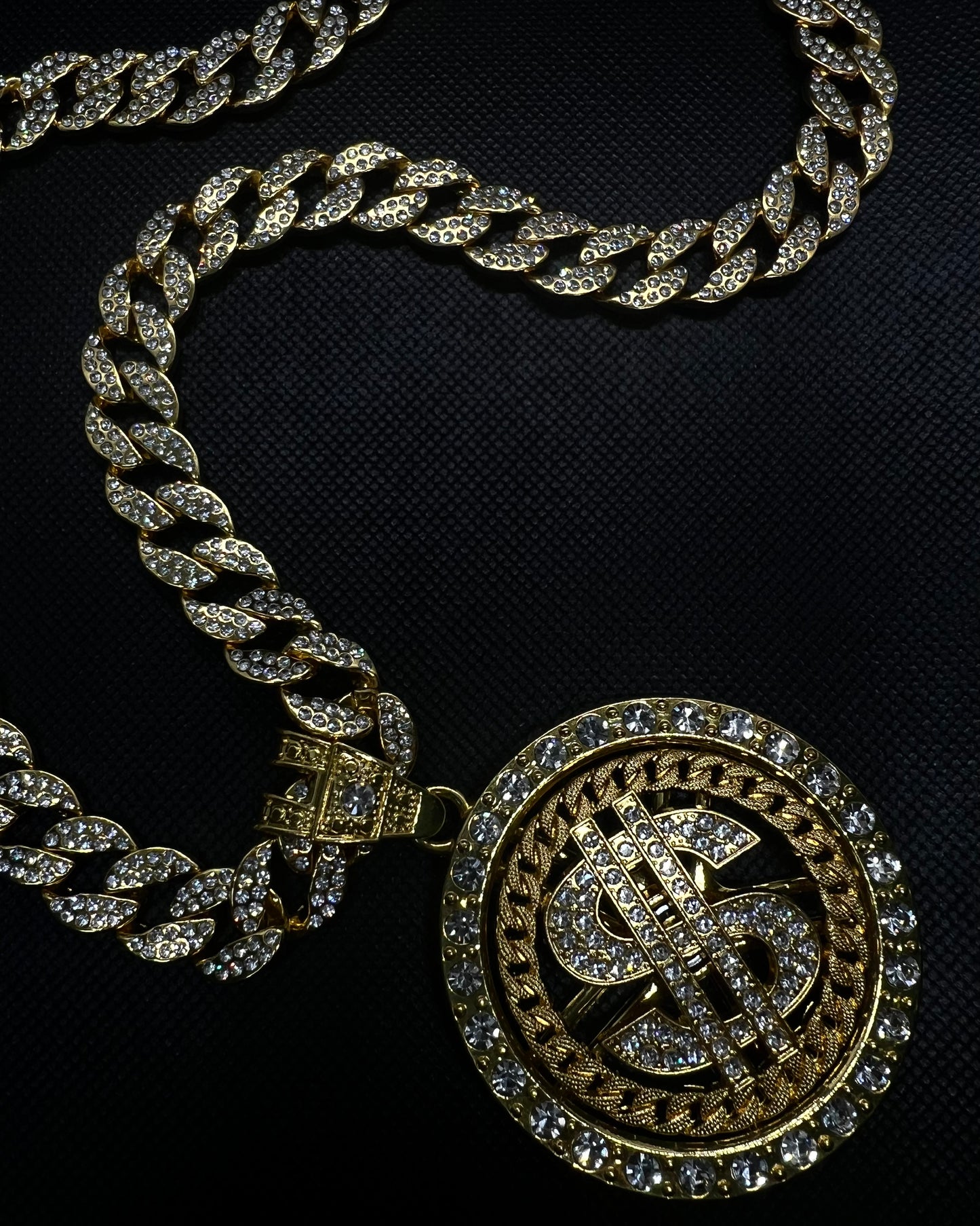 ICED OUT chain with “$” pendant