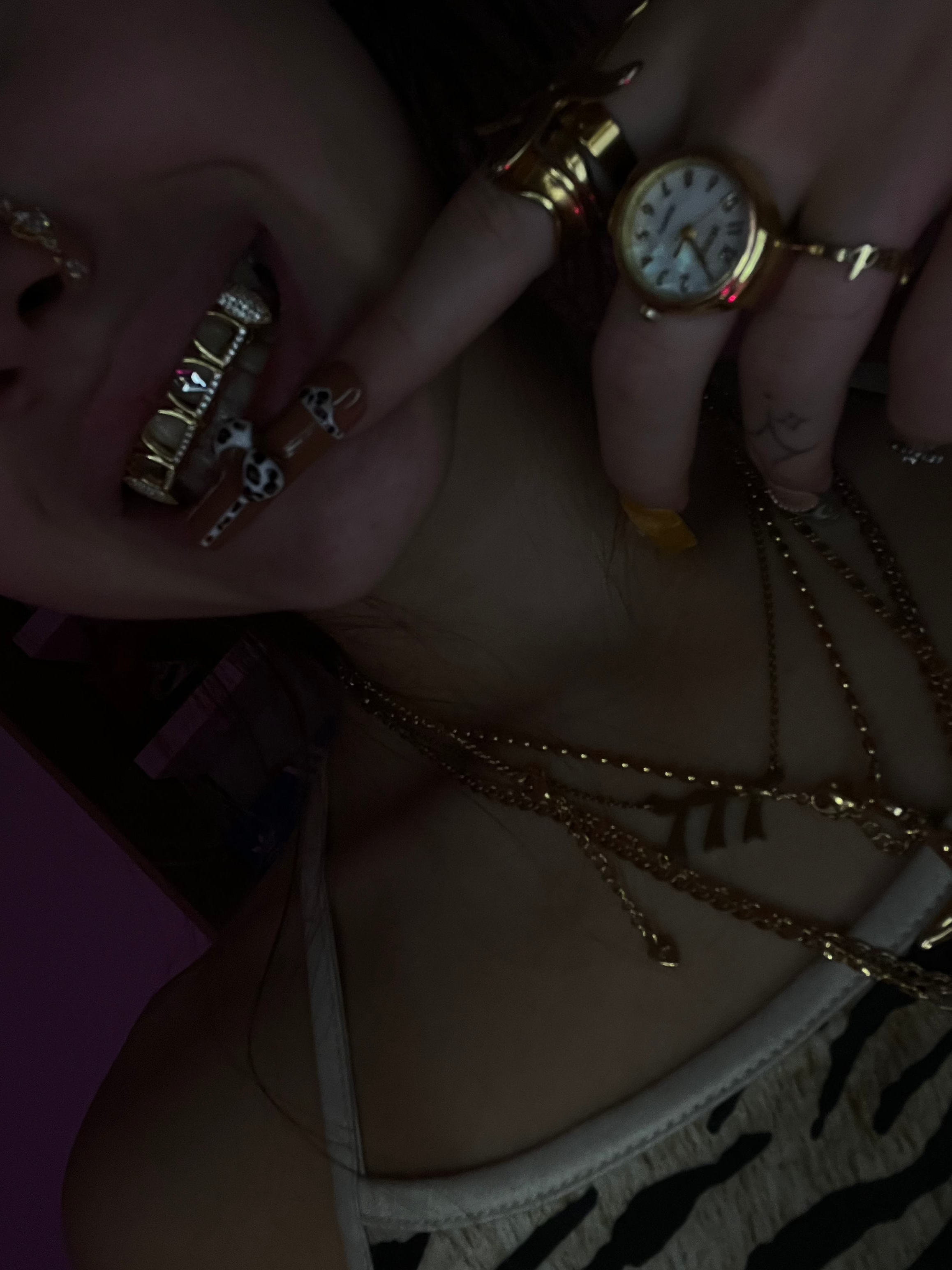 Grillz "upper teeth" gold