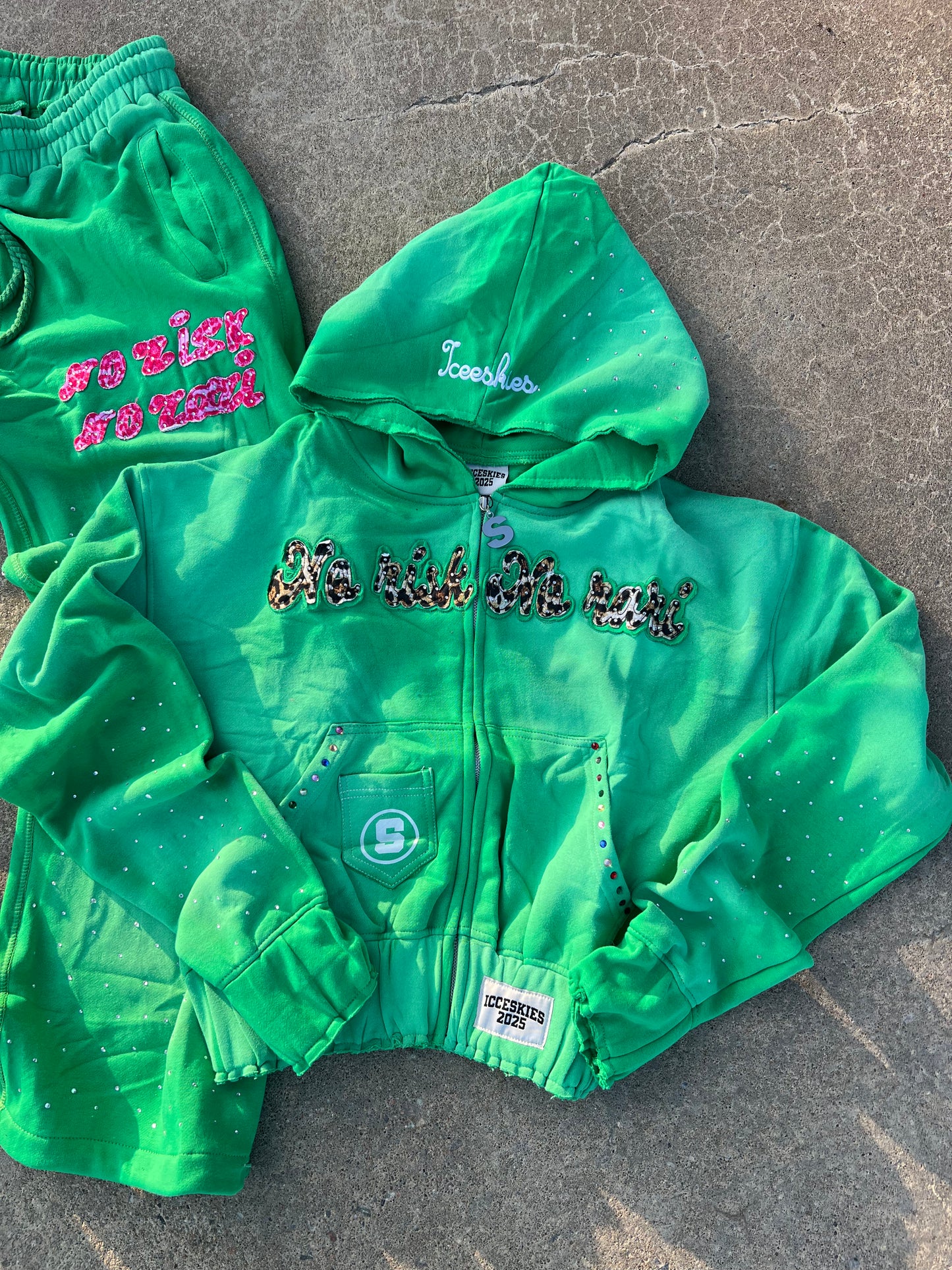 No Risk No Rari Tracksuit Mint Green