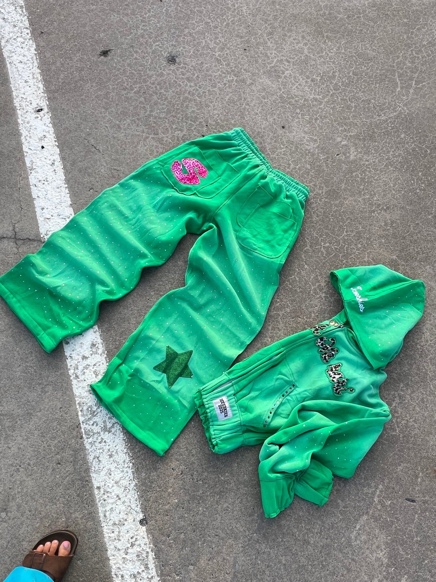 No Risk No Rari Tracksuit Mint Green