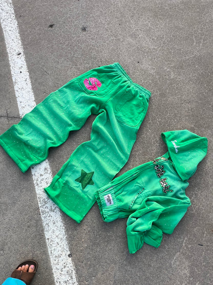 No Risk No Rari Tracksuit Mint Green