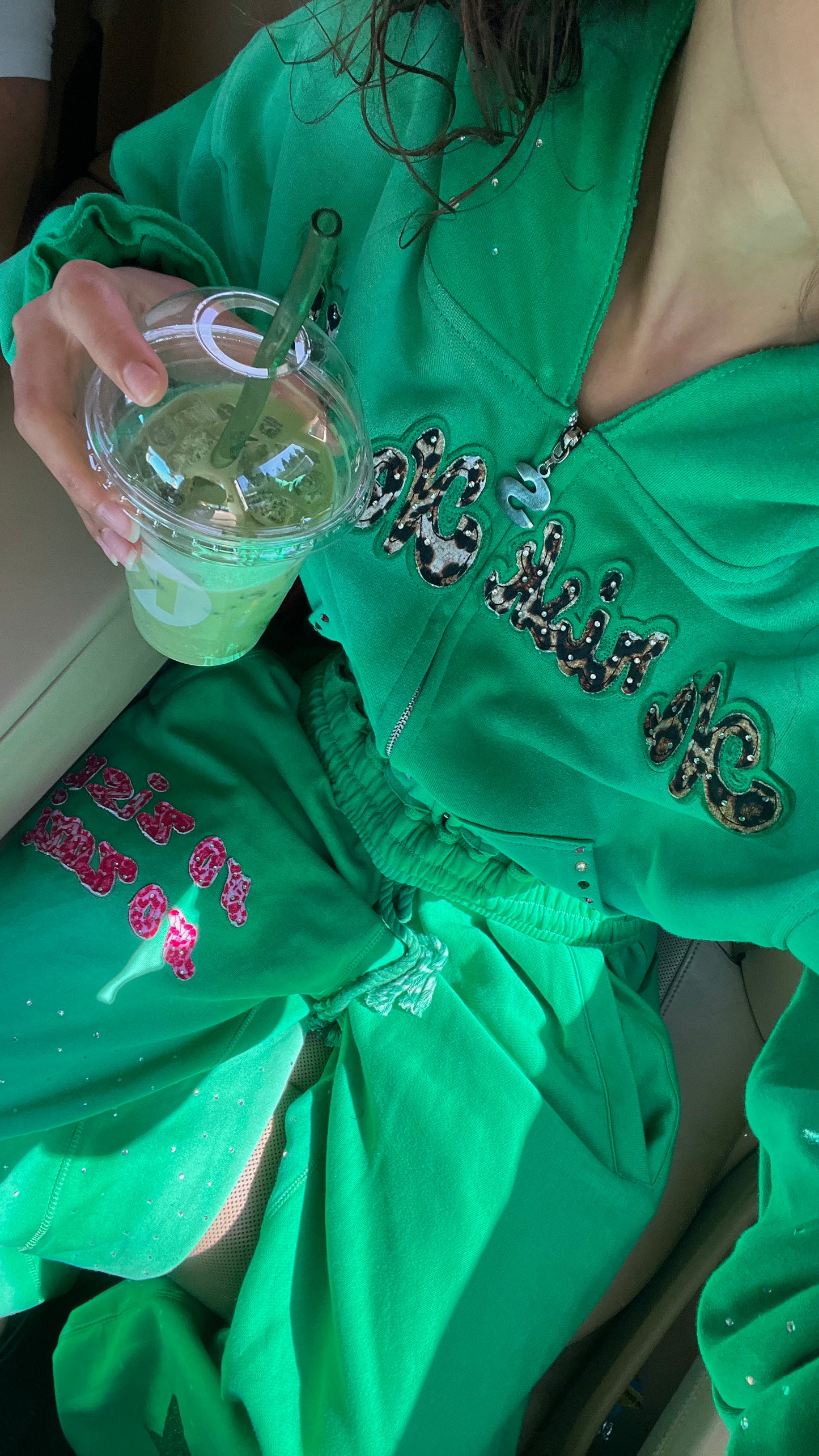 No Risk No Rari Tracksuit Mint Green