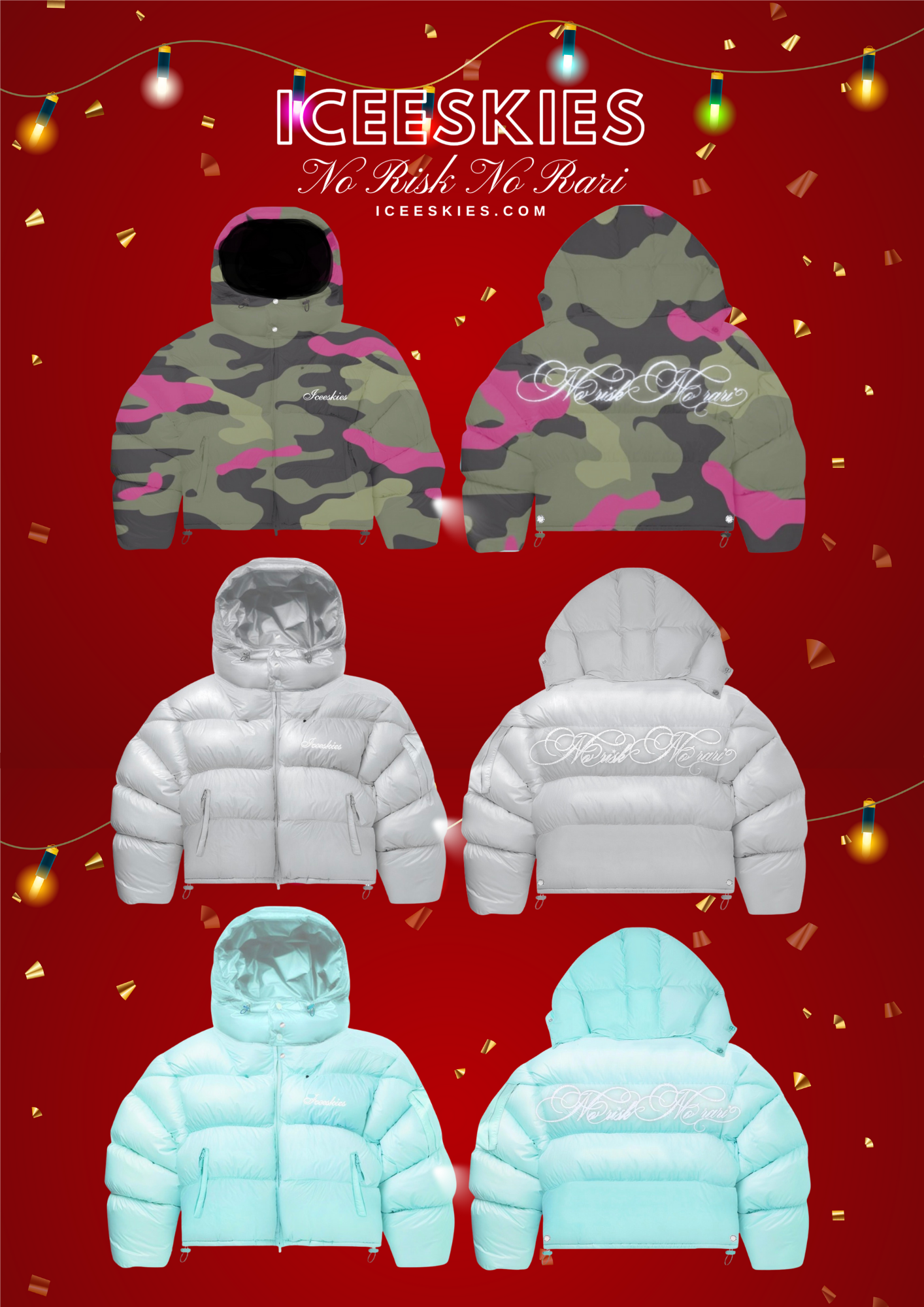 Camo puffer jacket