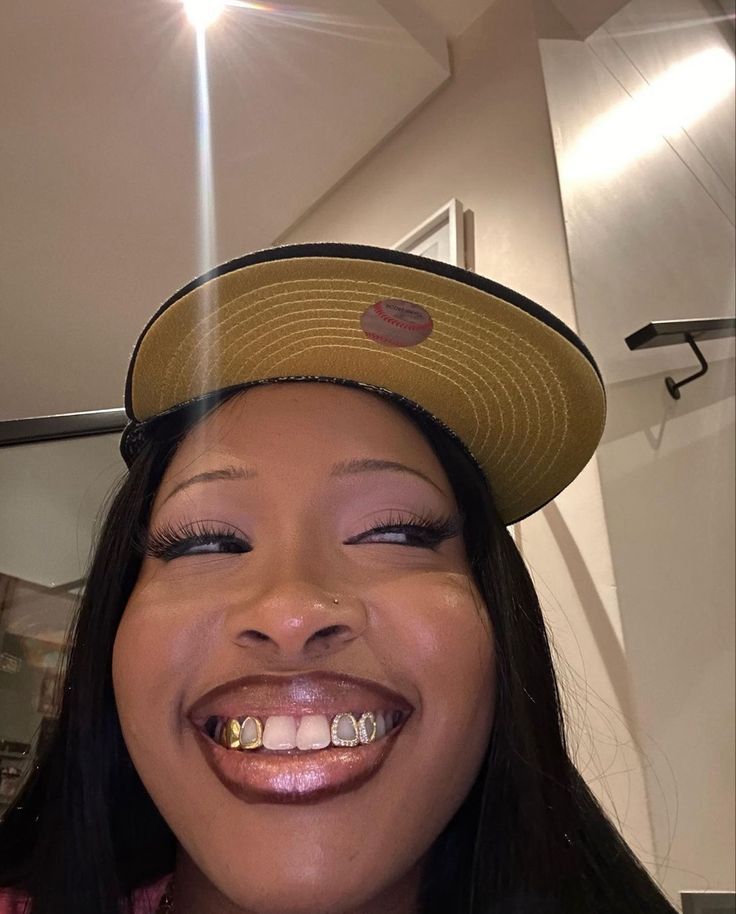 GRILLZ "double cap w gems"