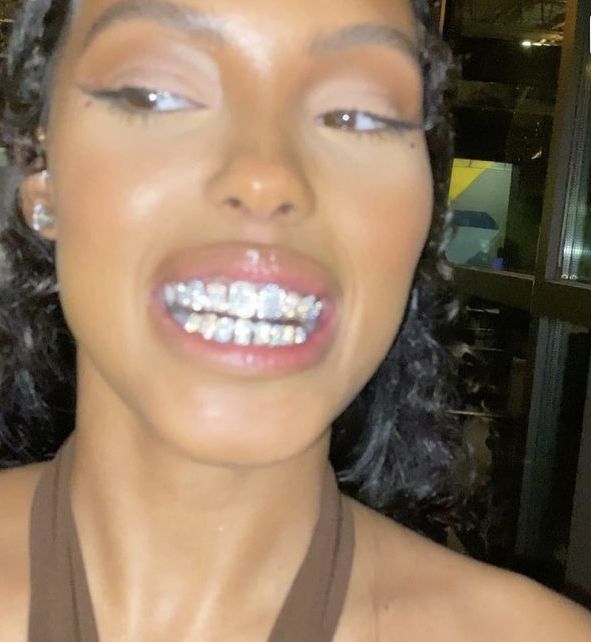 GRILLZ "double cap w gems"
