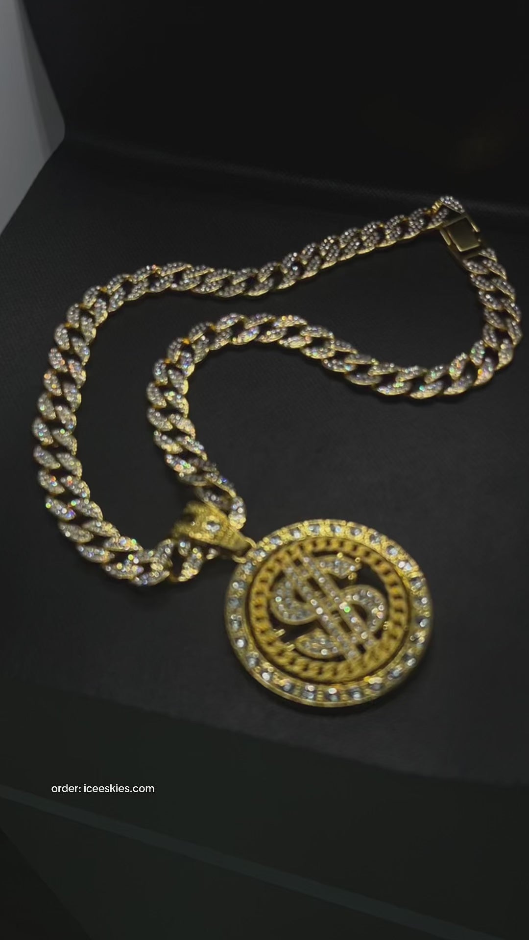 ICED OUT chain with “$” pendant