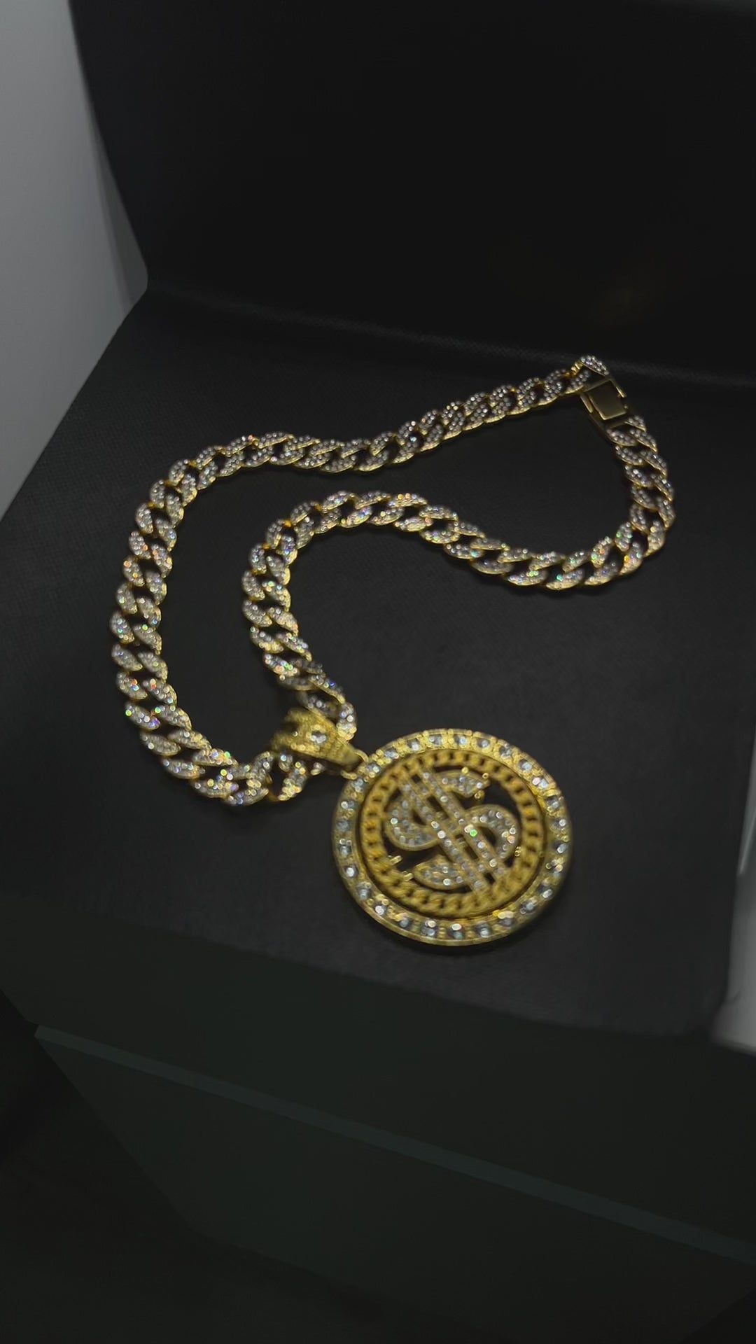 ICED OUT chain with “$” pendant