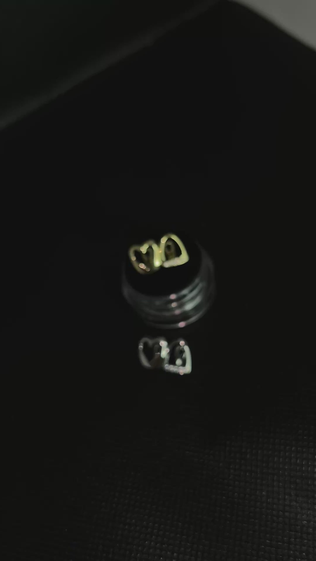 Heart-shaped double grillz