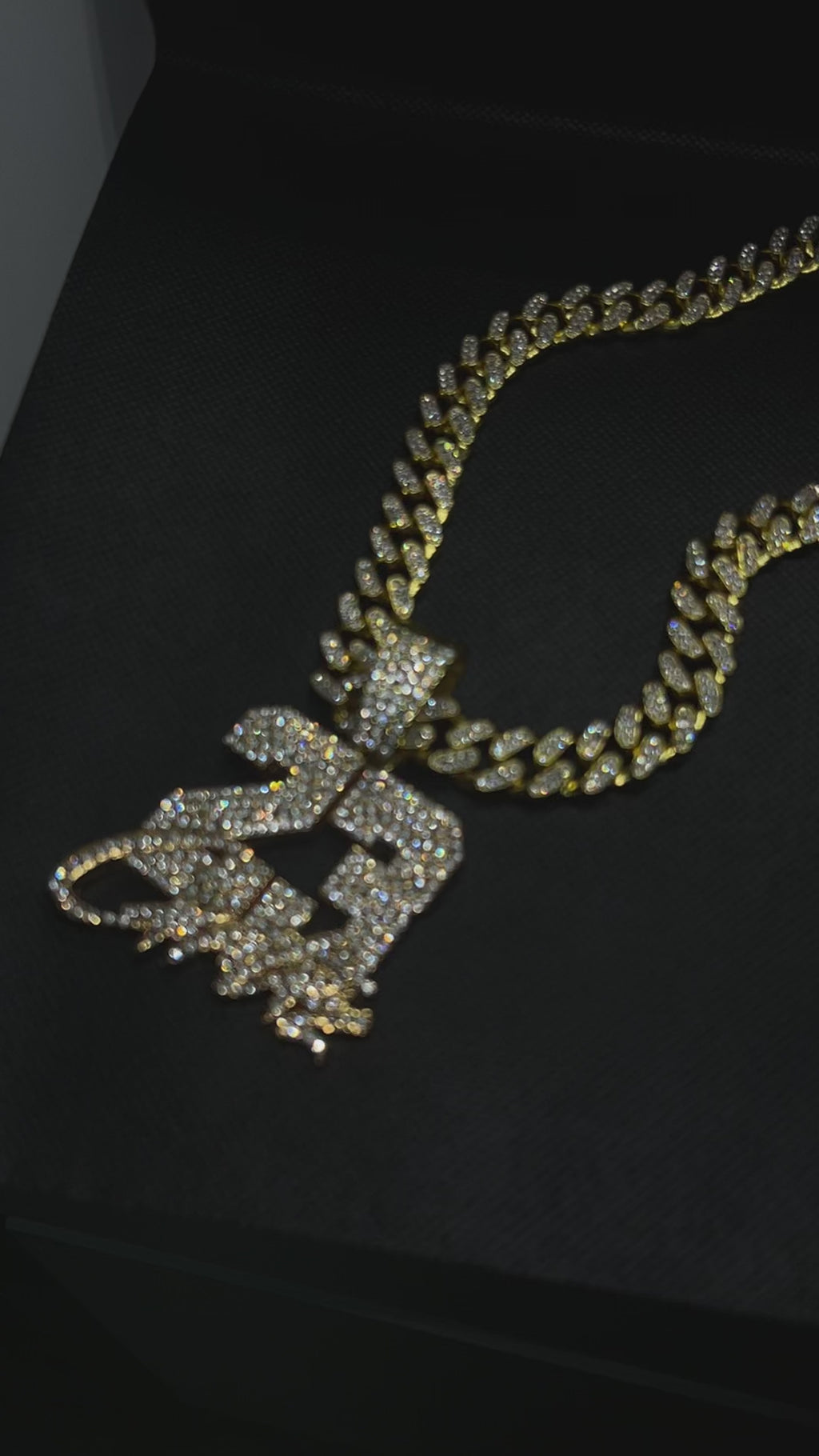 ICED OUT chain with “23 Crtz” pendant