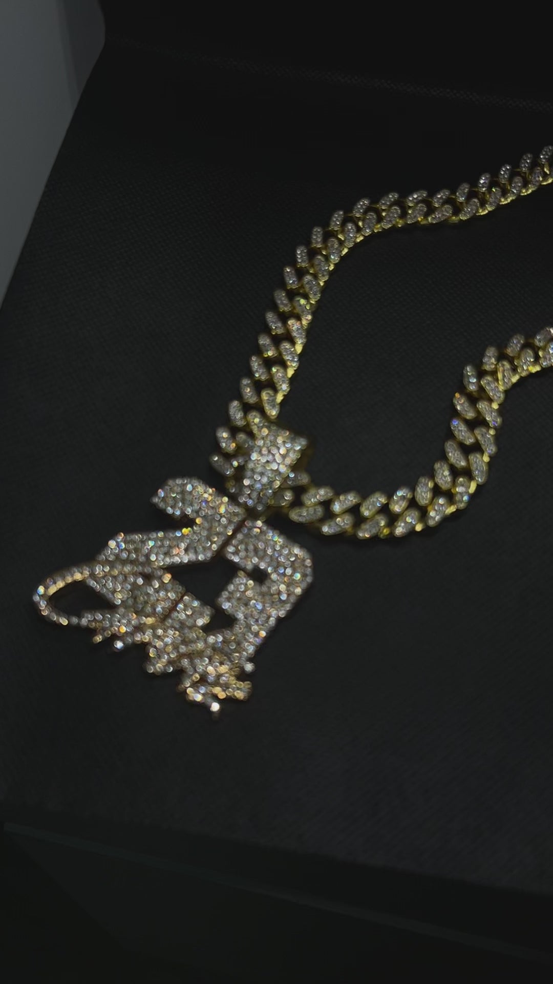 ICED OUT chain with “23 Crtz” pendant